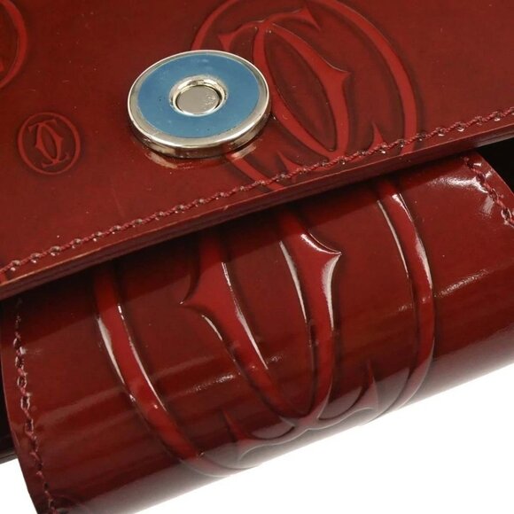 Cartier Bordeaux Patent Leather Happy Birthday Handbag ELGC 117044 - Picture 8 of 10